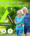Complete Gut Health For Women And Men With Probiotic, Prebiotic, Postbiotic & Digestive Enzymes For Leaky Gut Repair.Gut Support For Healthy Gut Lining, Digestion Health, Occasional Gas, And Bloating.