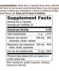Nature'S Way Calcium Magnesium & Zinc 765 Mg Per Serving 100 Capsules