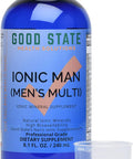 Good State Ionic Man Men'S Liquid Ionic Multi Mineral Vegan Dietary Supplement 15 Different Minerals (8 Oz.)