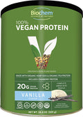 Biochem 100 Organic Plant Protein Vanilla Flavor 24.4 oz