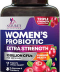 Nature'S Nutrition Probiotics for Women with Prebiotics - Women's Probiotics 90 Billion CFU 16 Strains for Digestive Health Vaginal Probiotic PH & Immune Support for Women D-Mannose with Cranberry - 120 Capsules