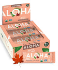 Aloha Organic Plant Based Protein Bars Chocolate Chip Cookie Dough, 1.98 Oz,(Pack of 12)