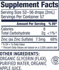 Vimergy Organic Liquid Zinc, 57 Servings Alcohol Free Zinc Sulfate Supports Immune Health & Metabolism Antioxidant Gluten-Free, Non-GMO, Kosher, Vegan & Paleo Friendly (115 ml)