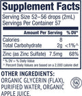 Vimergy Organic Liquid Zinc, 57 Servings Alcohol Free Zinc Sulfate Supports Immune Health & Metabolism Antioxidant Gluten-Free, Non-GMO, Kosher, Vegan & Paleo Friendly (115 ml)