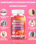 BSSTABBON Women'S Multivitamin Gummies Peach Flavor, Contains 6 Essential Vitamins (Vitamin A,B6,B12,C, D, E) And Multiple Mineral Values For Skin, Hair, Energy, Immune, Bone(60 Gummies) (60 Count)