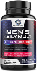 Multivitamin for Men Vitamin A C D E Zinc Calcium Multivitamins for Immune Health Support Vitamin B12 Men's Daily Multivitamin Supplement Capsules NonGMO Mens Multi Vitamins 60 Capsules