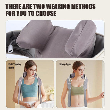 Fsa Hsa Eligible Neck Massager, Portable Neck Massager For Pain Relief - Neck, Shoulder, Back Heated Massager - Deep Tissue Massage For Muscles With Shiatsu Heat For Back Pain, Stress