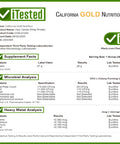 California Gold Nutrition 100% Whey Protein Isolate, Very Vanilla Flavor, 2 Lbs (907 G)