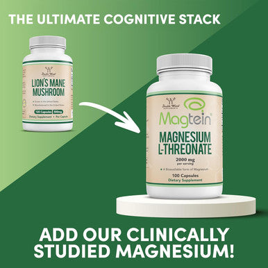 Lions Mane Supplement Mushroom Capsules -120 Count