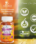 Womens Multivitamin Gummy Peach Flavor 30 Day Supply 60 Gummies