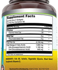 Amazing Nutrition Omega Triple Strength Fish Oil (Omega-3 EPA/DHA) Supplement | 1360 Mg Per Serving | 120 Softgels | Non-GMO | Gluten- | Made in USA