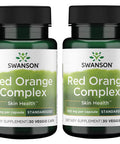 Swanson Red Orange Complex 500 Milligrams 30 Veg Capsules (2 Pack)