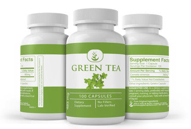 PURE ORIGINAL INGREDIENTS Green Tea Extract, (100 Capsules) Always Pure, No Additives Or Fillers, Lab Verified