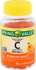 Spring Valley Gummie Vitamin C 240 mg 70 Orange Gummies