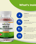 Adult Chewable Multivitamin for Men Gummies - Mens Multivitamin Gummies for Adults and Halal Multivitamin Immune Support Gummies - Adult Multivitamin Gummy for Men with Energy Vitamins for Men