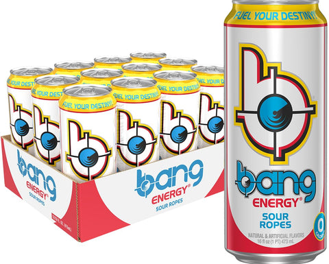 Bang Energy Star Blast, Sugar-Free Energy Drink, 16 Ounce | Pack of 12
