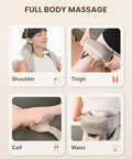 Cordless Neck Massager With Heat, 4D Deep Kneading Neck Shoulder Massager For Pain, Shiatsu Back Massager Pillow For Neck And Shoulder, Gifts For Men, Women