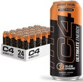 C4 Ultimate Sugar Free Energy Drink 16oz (Pack of 12) | Orange Cream | Pre Workout Performance Drink with No Artificial Colors or Dyes