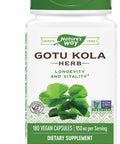 Nature'S Way Premium Herbal Gotu Kola Herb 950 Mg Per Serving 180 Vcaps