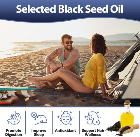 25in1 Sea Moss Black Seed Oil Ashwagandha Ginger Shilajit Supplement Sea Moss Capsules Pro with Bladder Burdock Ceylon Cinnamon Berberine ACV Manuka VIT C and D3 for Men Women 120 Vegan Caps