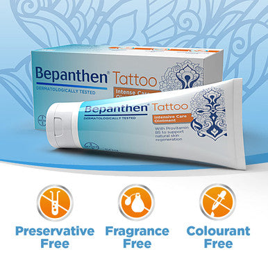 Bepanthen Tattoo Intense Care Ointment Formulated with Provitamin B5 50g