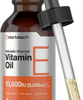 Vitamin E Oil | 13,800iu | 1oz | Vegetarian, Non-GMO, and Gluten Free Formula | Naturally Sourced Supplement | by Horbaach