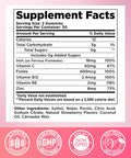 Iron Gummies For Women & Men - Iron Supplement With Vitamin B6, B12, C, Zinc, Folate For Adults & Kids - Support Iron Deficiency, Anemia, Energy Boost, Blood Builder - Sugar Vegan 60Ct Strawberry