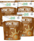 Health Garden Monk Fruit Sweetener, Golden - 16 Oz. x 12, Non-GMO, Gluten Free, Ideal Powdered 1:1 Sugar Substitute in Resealable Bag, Kosher, Keto Friendly Sugar Alternative (1 Lb. Pack of 12)