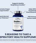 1MD Nutrition BreatheMD Lung and Respiratory with Elderberry 60 Ct.