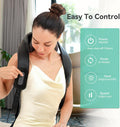 Snailax Cordless Neck Shoulder Massager With Soothing Heat, Fsa Hsa Eligible, Upgarded 4D Deep Tissue Kneading, Shiatsu Neck Back Massager Pillow For Neck, Traps, Back, Gifts For Men Women Mom Dad