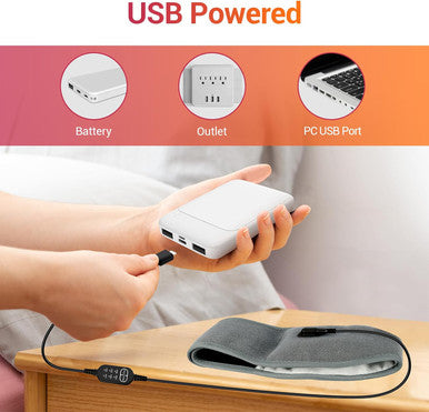 Comfytemp Face Heating Pad For Tmj Relief Heated Face Mask With 3 Heat And Time Settings, Usb Electric Wearable Heating Pad For Face Jaw Chin Wisdom Teeth Oral And Facial Surgery