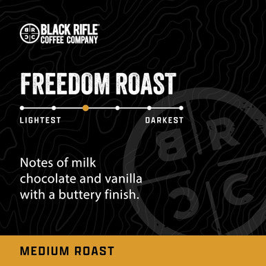 Black Rifle Coffee Company dom Roast Medium Roast Ground Coffee 12 Oz Bag