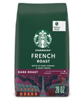 Starbucks Whole Bean Coffee, Dark Roast Coffee, French Roast, 100% Arabica, 1 bag (28 oz)