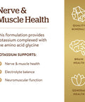 Solgar Potassium Amino Acid Complex 100 Tablets - Nerve & Muscle Health - Promotes Electrolyte Balance - Non-Gmo Vegan Gluten Free Dairy Free Kosher - 100 Servings
