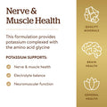 Solgar Potassium Amino Acid Complex 100 Tablets - Nerve & Muscle Health - Promotes Electrolyte Balance - Non-Gmo Vegan Gluten Free Dairy Free Kosher - 100 Servings