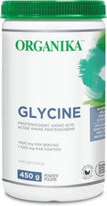 Organika Glycine Powder - Proteinogenic Amino Acid - Aids Protein Synthesis, Collagen Formation, Joint And Muscle Health, Calming Effect - 450G