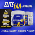 Alpha Supps Hydro 9 Aminos Eaa + Hydration Formula Essential Amino Acids Eaas Powder With Bcaas & Electrolytes 30 Servings - Pineapple Mango