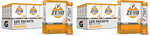 Gatorade G Zero Sports Drink Mix Powder Packets Grape Electrolyte Powder Drink Mix for Hydration Zero Sugar Total 120 Packets