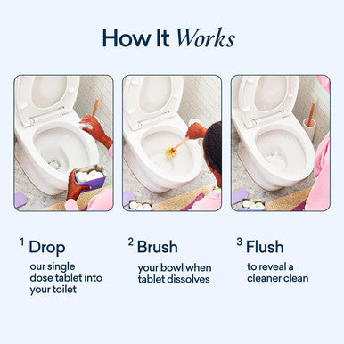 Blueland Toilet Bowl Cleaner Refills - Lemon Cedar - 30 tablets
