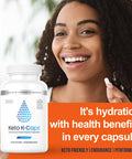 Hi-Lyte Keto K-Caps Electrolyte Capsules | Keto Approved Electrolyte Supplement | Hydrate Fast & Beat Leg Cramps | 700Mg Potassium, Sodium, Magnesium | No Maltodextrin | 120 Caps
