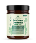 Sea Moss Gummies 16-in-1 - Ashwagandha Black Seed Oil Bladder Wrack Turmeric Vitamin C & D3 with Manuka Burdock Root Dandelion Yellow Dock Elderberry Apple Cider Vinegar (Green Apple) 30 gummies