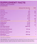 Trueseamoss Sea Moss Gummies With Elderberry Burdock Root & Bladderwrack For Adults & Kids 4 Fruity Flavor 60 Gummies