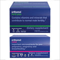 Orthomol Fertil 30 & Natal Male & Female Prenatal Supplements Supports Healthy Pre-Pregnancy and Pregnancy 30-Day Supply
