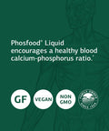 Standard Process Phosfood Liquid - Whole Food Bone Health And Bone Support, Phosphorus Supplements With Inositol And Riboflavin