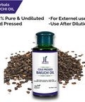 JL Herbals Bakuchi Oil 100ml (3.5 fl.oz) | Babchi | Psoralea corylifolia | 100% Pure & Undiluted | Cold Pressed | for External USE ONLY | USE After Dilution