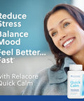 Quick Calm Mood Support Supplement with Ashwagandha, L-Theanine, and Passionflower for Rapid Stress Relief and Relaxation 60 Capsules