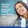 Quick Calm Mood Support Supplement with Ashwagandha, L-Theanine, and Passionflower for Rapid Stress Relief and Relaxation 60 Capsules