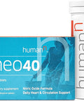HumanN Neo40 Daily Bundle Heart Blood Circulation Supplements to Boost Nitric Oxide with NO Indicator Test Strips Includes 30 Dissolvable Tablets and 25 Test Strips