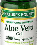 Nature's Bounty Aloe Vera Gel 5 000 Mg 100 Softgels