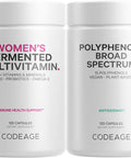 Codeage Immune Support Multivitamin for Women + Antioxidants Bundle
